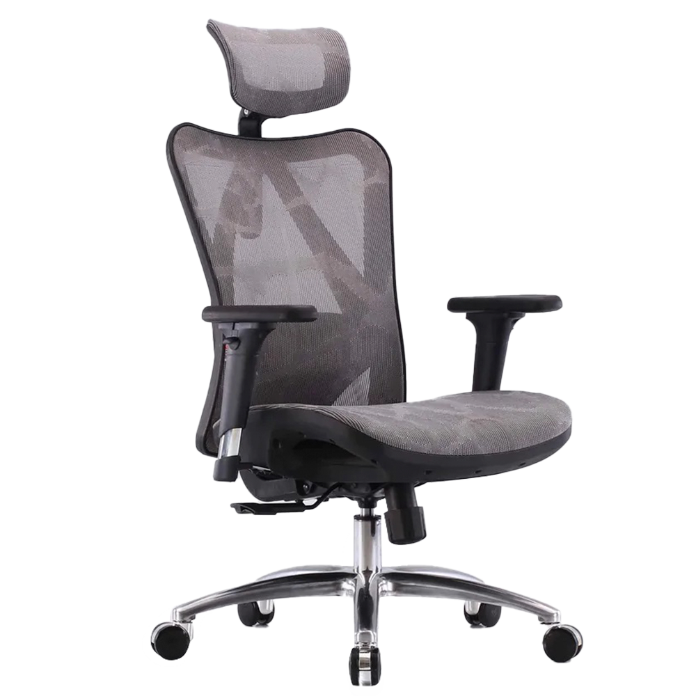 SIHOO M57 Ergonomic Office Chair with Built-in Footrest (Black