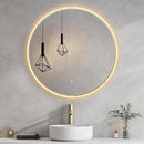 Viviendo 60/70cm Round LED Wall Mirror Anti-fog Vanity Bathroom Mirrors Smart Touch