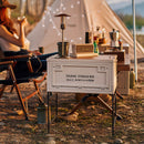 Viviendo Portable Heavy Duty 3-Way Open Camping Storage Box Foldable and Stackable Container - 30L