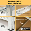 HARDWARE PLUS Heavy Duty Multi-Tier Storage Rack Garage Shelving Unit Adjustable