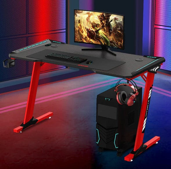 gaming desk with LED light & Effects from big box store australia