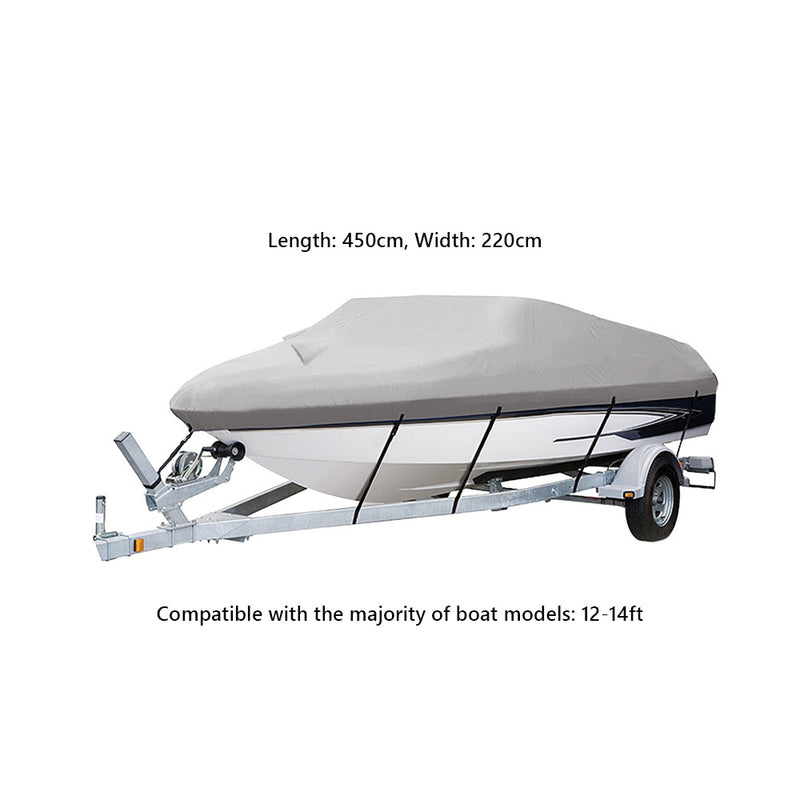 Mt Aspire Trailerable Boat Cover Heavy Duty Waterproof Marine Grade Multi Sizes