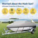 Mt Aspire 17-19FT Trailerable Boat Cover Heavy Duty Waterproof Marine Grade Protect