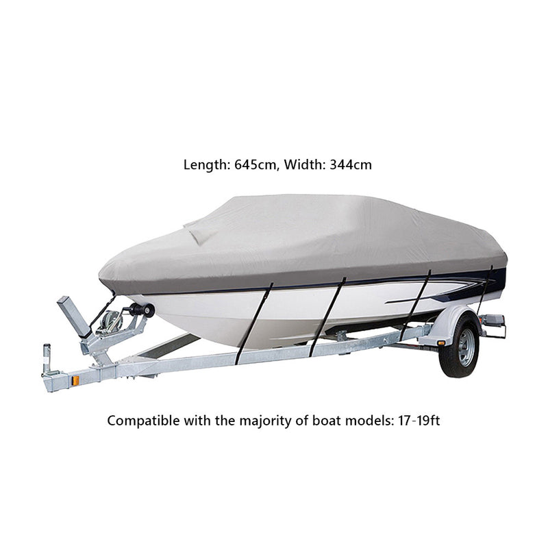 Mt Aspire 17-19FT Trailerable Boat Cover Heavy Duty Waterproof Marine Grade Protect