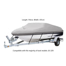 Mt Aspire Heavy Duty Boat Cover 20-22ft Trailerable Marine Grade Protector