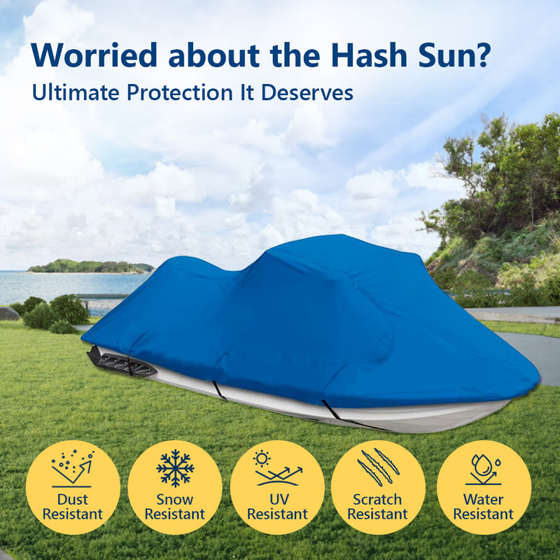 MT ASPIRE 2.9 - 3.4m Heavy Duty Jet Ski Cover Waterproof Universal Marine Grade Protector