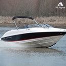 MT ASPIRE 3 Bow 1.3m-1.5m Grey Boat Bimini Top Canopy Aluminium Cover 600D Polyester