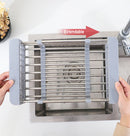 Expandable In Sink Kitchen Dish Drying Rack, Over The Sink Dish Drainer in Stainless Steel and ABS - Grey