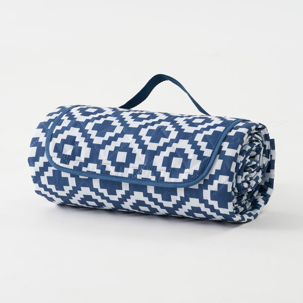 ADIVO 150x200cm Waterproof Outdoor Picnic Mat - Blue Pixel