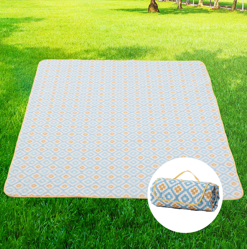 ADIVO 150x200cm Waterproof Outdoor Picnic Rug Blanket - Daisy