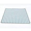 ADIVO 200x200cm Waterproof Outdoor Picnic Rug Blanket Classic - Baby Blue