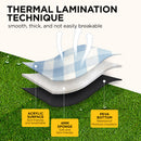 ADIVO 200x300cm Waterproof Outdoor Picnic Rug Blanket - Red Tartan