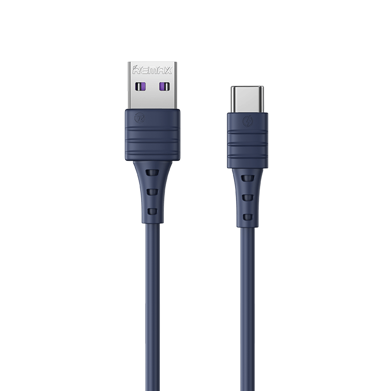 REMAX Fast Charging Data Cable USB to Type C 5A - Blue 30 CABLES BULK PACK