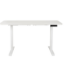 Viviendo Electric Standing Desk Dual Motorised Height Adjustable Sit Stand Workstation 1.2m Oak Colour - Black Base