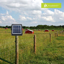 HORTIKRAFT 2.5-4KM All-in-one Solar Fence Energizer 500m Poly Rope for Livestock