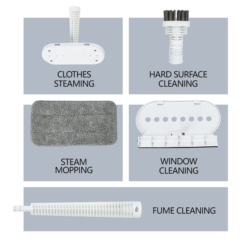Viviendo 1500W Steam Mop & Multi-functional Steam Cleaner for Floor, Carpet, Tiles & Window