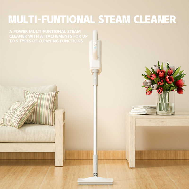 Viviendo 1500W Steam Mop Cleaner Carpet Window Cleaning Steam Iron Multiple Function