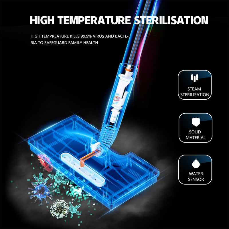 Viviendo 1500W Steam Mop Cleaner Carpet Window Cleaning Steam Iron Multiple Function