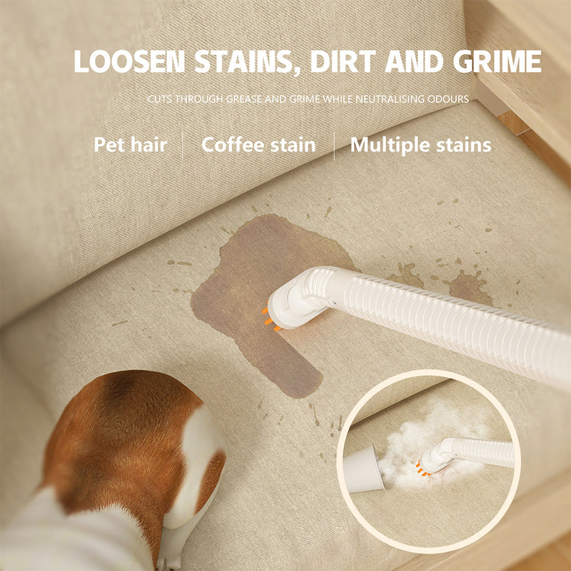 Viviendo 1500W Steam Mop & Multi-functional Steam Cleaner with Holding Bracket for Floor, Carpet, Tiles & Window