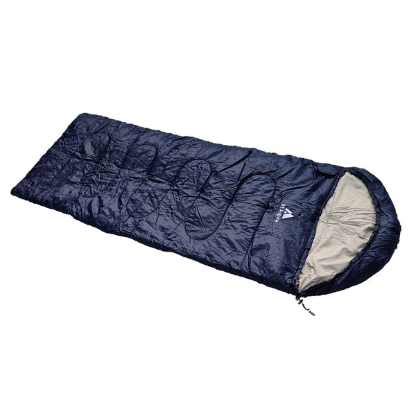 Mt Aspire Kids Sleeping Bag Single Camping Hiking Winter Thermal -10C Navy Blue