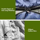 Mt Aspire Kids Sleeping Bag Single Camping Hiking Winter Thermal -10C Navy Blue