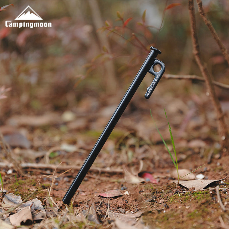 Campingmoon 8pcs Tent Pegs Heavy Duty Camping Outdoor Ground Stakes Metal Nail