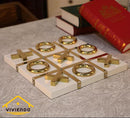 Viviendo Premium Tic Tac Toe Noughts and Crosses board