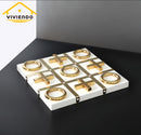 Viviendo Premium Tic Tac Toe Noughts and Crosses board