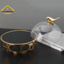 Decorative Display Stand, Desert Cake and Pastry Stand Wedding Table Centrepiece in Stainless Steel - Large