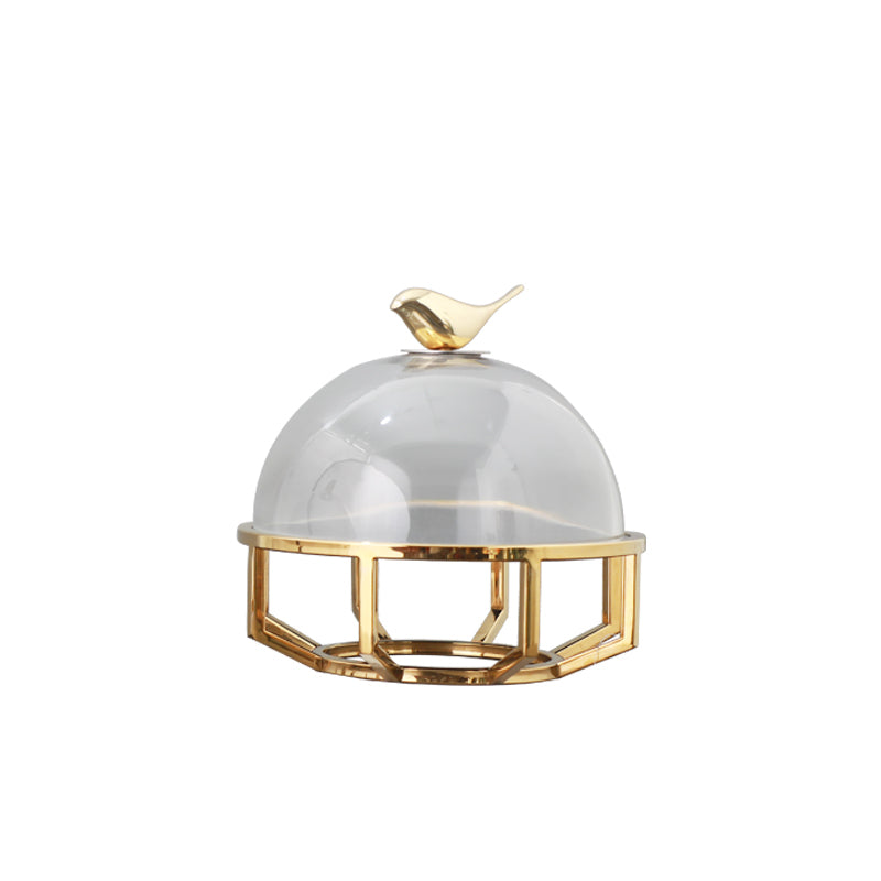 Decorative Display Stand, Desert Cake and Pastry Stand Wedding Table Centrepiece in Stainless Steel - Small