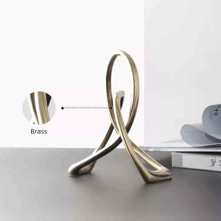Viviendo Infinity Art Sculpture Infinity Desktop ornament - Bronze