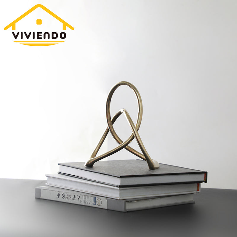 Viviendo Infinity Art Sculpture Infinity Desktop ornament - Gold