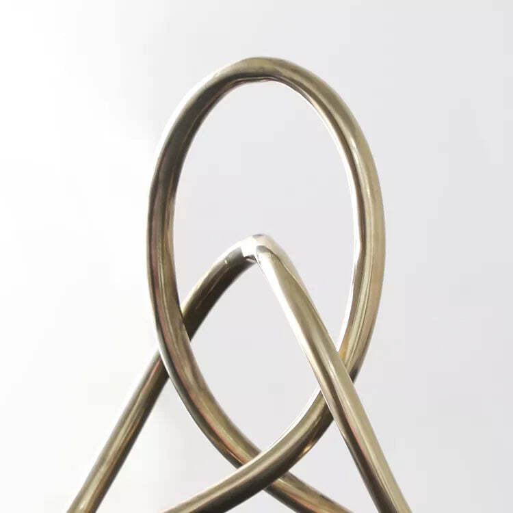 Viviendo Infinity Art Sculpture Infinity Desktop ornament - Gold