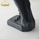 Viviendo Statue of Venus Art Sculpture with Golden Globe in Resin & Stainless Steel - Regular