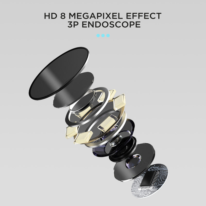 Viviendo Wireless HD Endoscope Ear Wax Removal Kit - White