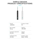 Viviendo Wireless HD Endoscope Ear Wax Removal Kit - Black