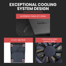 ADIVO Portable Wine Chiller Cooler Electric, Wine Chillers Bucket Storage for 750ml Square Grey