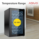 ADIVO Wine Cooler Fridge Compressor Cellar Chiller Temperature Control 28 Bottles