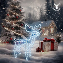 CarolCraft Animated Christmas Reindeer LED Lighted Xmas Decoration with Motions