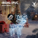 CarolCraft Animated Christmas Reindeer LED Lighted Xmas Decoration with Motions