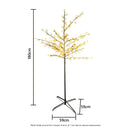 CarolCraft Christmas Lights 180LED Fairy Light Cherry Tree Outdoor 3D Decorations