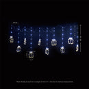 CarolCraft 5M Christmas Lights Icicle String Light with Hanging Gift Box 160 LED