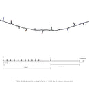 CarolCraft 15M Christmas String Lights 300 LED Party Wedding Festival Garden