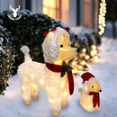 CarolCraft Christmas Lights 60 LED Fairy Light Dogs Outdoor Home Decorations 3D