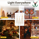 CarolCraft Christmas Lights 90 LED Fairy Light Trees Outdoor Home Decorations 3D