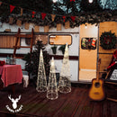 CarolCraft Christmas Lights 90 LED Fairy Light Trees Outdoor Home Decorations 3D