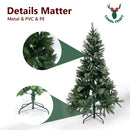CarolCraft 180cm 6FT Christmas Tree- Xmas Decorations 696 Tips Green