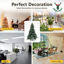 CarolCraft 180cm 6FT Christmas Tree- Xmas Decorations 696 Tips Green