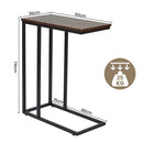 Viviendo Industrial Style C shaped Side table & Bedside table