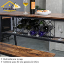 Viviendo Bench Seating Dining Table Bar Table Dining Set Industrial Style